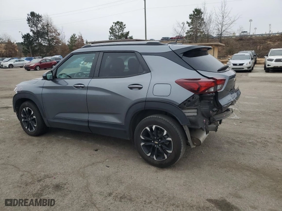 2021 Chevrolet TrailBlazer LT with VIN KL79MPS2XMB069059, listed as a Copart auction lot 85929054 with 60,299 mi miles and Salvage Title. Bid and sale history available at carsss.com. Image 2.