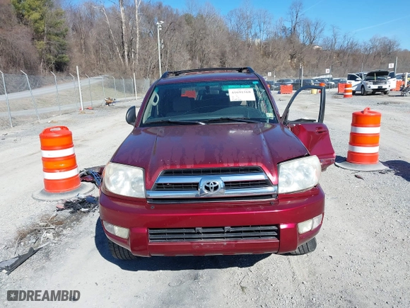 2005 Toyota 4Runner SR5 with VIN JTEBU14R658051910, listed as a IAAI auction lot 41691568 with 153,066 mi miles. Bid and sale history available at carsss.com. Image 12.