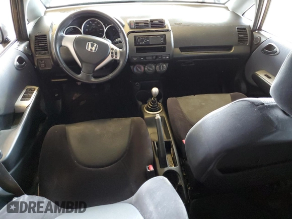 2007 Honda Fit Sport with VIN JHMGD37627S014509, listed as a Copart auction lot 49285265 with 262,435 mi miles and Salvage Title. Bid and sale history available at carsss.com. Image 8.