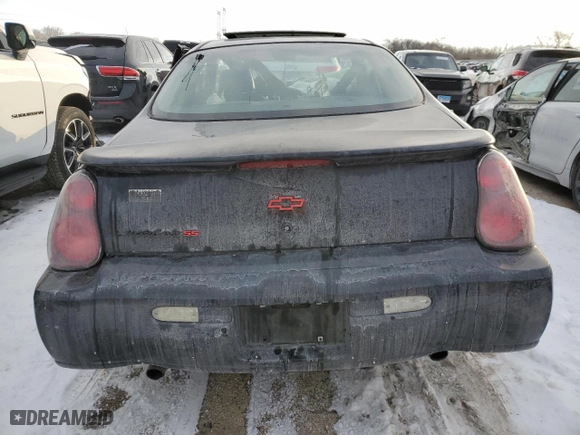 2002 Chevrolet Monte Carlo SS with VIN 2G1WX15K929260534, listed as a Copart auction lot 88892225 with 0 mi miles and Salvage Title. Bid and sale history available at carsss.com. Image 6.