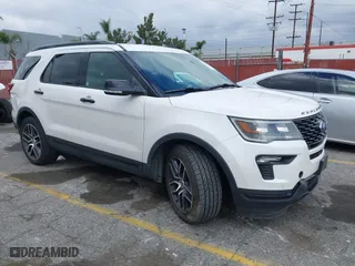 2019 Ford Explorer Sport with VIN 1FM5K8GT8KGA73895, listed as a IAAI auction lot 41546113 with 110,855 mi miles. Bid and sale history available at carsss.com. Image 1.