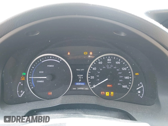 2013 Lexus ES 300h with VIN JTHBW1GGXD2036500, listed as a IAAI auction lot 42153501 with 249,961 mi miles and . Bid and sale history available at DreamBid. Image 7.