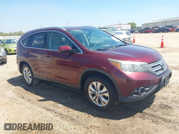 2014 Honda CR-V EX-L with VIN 5J6RM3H71EL026265, listed as a IAAI auction lot 41890835 with 120,104 mi miles and . Bid and sale history available at carsss.com. Image 1.