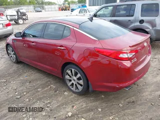 2013 Kia Optima SX with VIN 5XXGR4A63DG109605, listed as a IAAI auction lot 42469407 with 180,162 mi miles and . Bid and sale history available at DreamBid. Image 3.