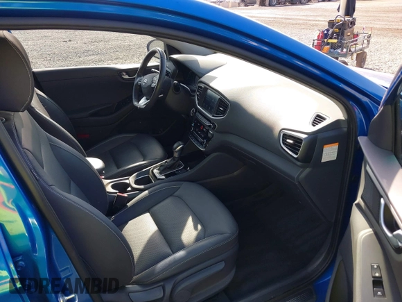 2017 Hyundai Ioniq Limited with VIN KMHC85LC9HU049108, listed as a IAAI auction lot 42120890 with 62,155 mi miles and . Bid and sale history available at DreamBid. Image 5.