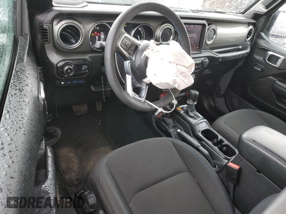 2023 Jeep Wrangler Rubicon with VIN 1C4JJXR68PW696504, listed as a Copart auction lot 50996915 with 44,947 mi miles and Salvage title. Bid and sale history available at DreamBid. Image 8.