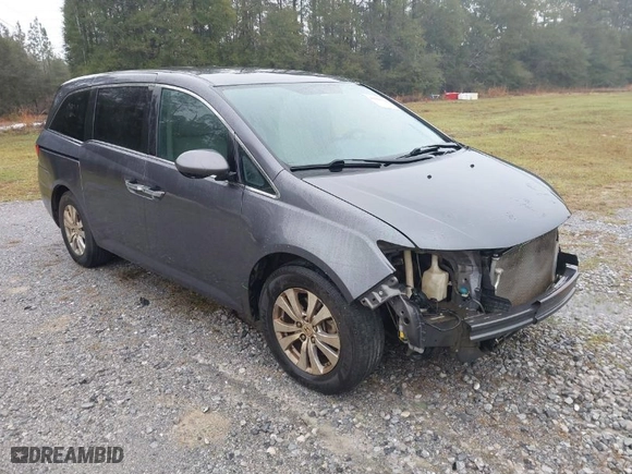 2016 Honda Odyssey SE with VIN 5FNRL5H36GB038533, listed as a IAAI auction lot 41610306 with 192,543 mi miles. Bid and sale history available at carsss.com. Image 1.