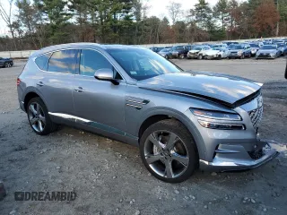 2024 Genesis GV80 z VIN KMUHCESC4RU180889, wystawiony jako Copart lot #80381564 z przebiegiem 18 919 mil mil oraz Szkoda całkowita • Salvage title. Historia ofert i sprzedaży dostępna na DreamBid. Obrazek 4.