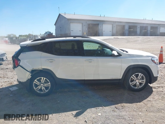 2020 GMC Terrain SLE with VIN 3GKALMEV1LL169897, listed as a IAAI auction lot 40530654 with 57,299 mi miles. Bid and sale history available at carsss.com. Image 13.