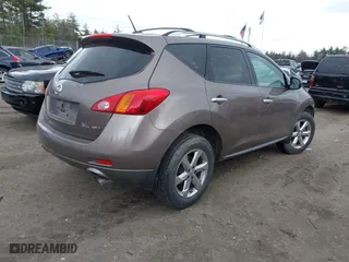 2010 Nissan Murano SL with VIN JN8AZ1MW1AW137143, listed as a IAAI auction lot 42027146 with 110,895 mi miles. Bid and sale history available at carsss.com. Image 4.