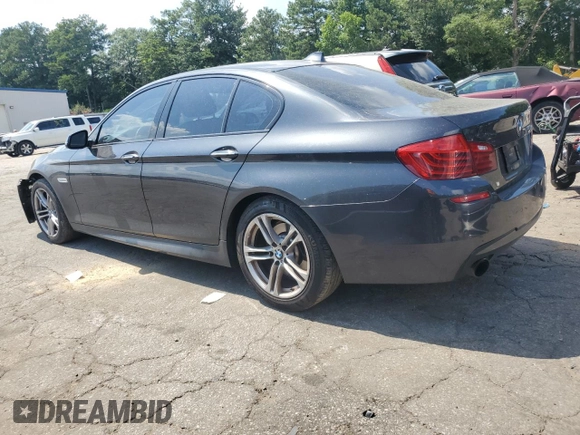 2015 BMW 5 Series 528i with VIN WBA5A5C5XFD513763, listed as a Copart auction lot 63825535 with 147,982 mi miles and Salvage title. Bid and sale history available at DreamBid. Image 2.