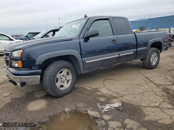 2007 Chevrolet Silverado 1500 Classic LT1 with VIN 1GCEK19Z47Z194061, listed as a Copart auction lot 81772484 with 254,303 mi miles and Clean Title. Bid and sale history available at carsss.com. Image 1.