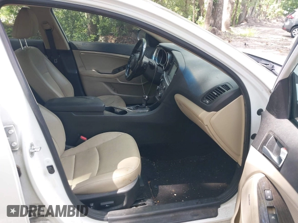 2015 Kia Optima EX with VIN 5XXGN4A75FG416779, listed as a IAAI auction lot 42642416 with 145,683 mi miles and . Bid and sale history available at DreamBid. Image 5.