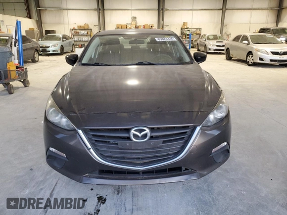 2015 Mazda 3 i SV with VIN JM1BM1T74F1231241, listed as a Copart auction lot 85824334 with 216,816 mi miles and Salvage Title. Bid and sale history available at DreamBid. Image 5.