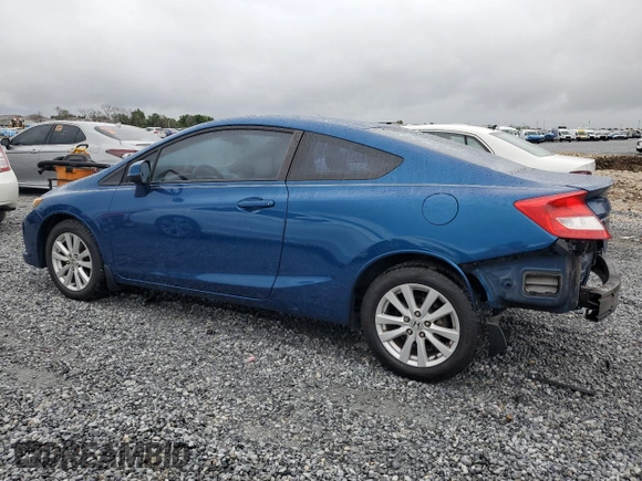 2012 Honda Civic Cpe EX-L with VIN 2HGFG3B9XCH518282, listed as a Copart auction lot 52096665 with 140,021 mi miles and Salvage Title. Bid and sale history available at carsss.com. Image 2.