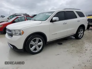 2012 Dodge Durango Citadel z VIN 1C4RDHEG5CC257805, wystawiony jako Copart lot #74483614 z przebiegiem Nie podano mil oraz Szkoda całkowita • Salvage title. Historia ofert i sprzedaży dostępna na DreamBid. Obrazek 1.