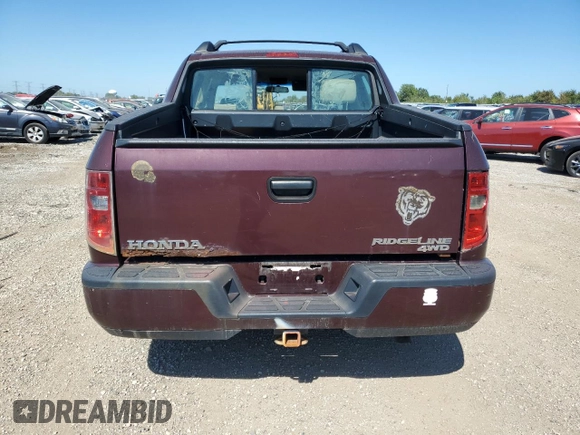 2009 Honda Ridgeline RT z VIN 5FPYK16239B106377, wystawiony jako Copart lot #70242764 z przebiegiem 187 760 mil mil oraz Czysty tytuł • Clean title. Historia ofert i sprzedaży dostępna na DreamBid. Obrazek 6.