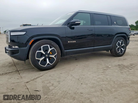 2024 Rivian R1S Adventure z VIN 7PDSGABAXRN035556, wystawiony jako Copart lot #59114065 z przebiegiem 9119 mil mil oraz Szkody całkowita. Historia ofert i sprzedaży dostępna na DreamBid. Obrazek 1.