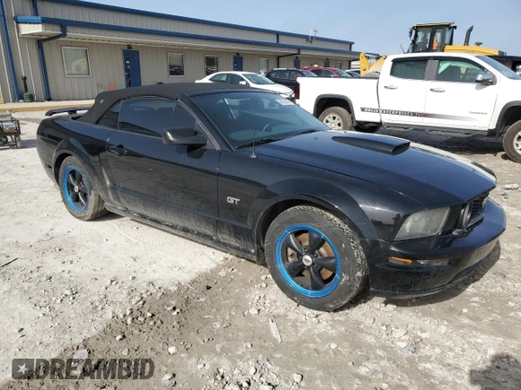 2006 Ford Mustang GT Deluxe with VIN 1ZVFT85H965172583, listed as a Copart auction lot 48185355 with 191,338 mi miles and Salvage Title. Bid and sale history available at carsss.com. Image 4.