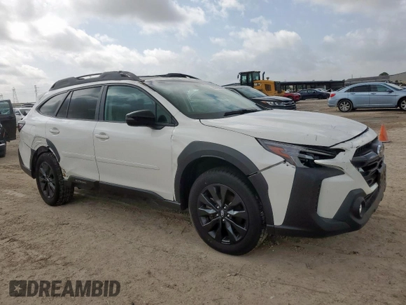 2024 Subaru Outback Onyx with VIN 4S4BTALC2R3248706, listed as a Copart auction lot 64319395 with 20,952 mi miles and Salvage title. Bid and sale history available at DreamBid. Image 4.