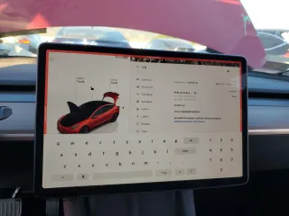 2023 Tesla Model 3 Long Range with VIN 5YJ3E1EB1PF462240, listed as a Copart auction lot 45743405 with 42,635 mi miles and Salvage Title. Bid and sale history available at DreamBid. Image 9.