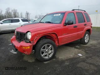 2003 Jeep Liberty Limited with VIN 1J8GL58K33W653019, listed as a Copart auction lot 89282485 with 167,216 mi miles and Salvage Title. Bid and sale history available at DreamBid. Image 1.
