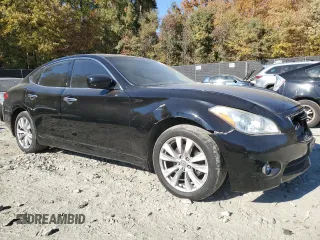 2011 Infiniti M37 with VIN JN1BY1AR5BM374655, listed as a Copart auction lot 77669284 with 245,636 mi miles and Salvage Title. Bid and sale history available at carsss.com. Image 4.