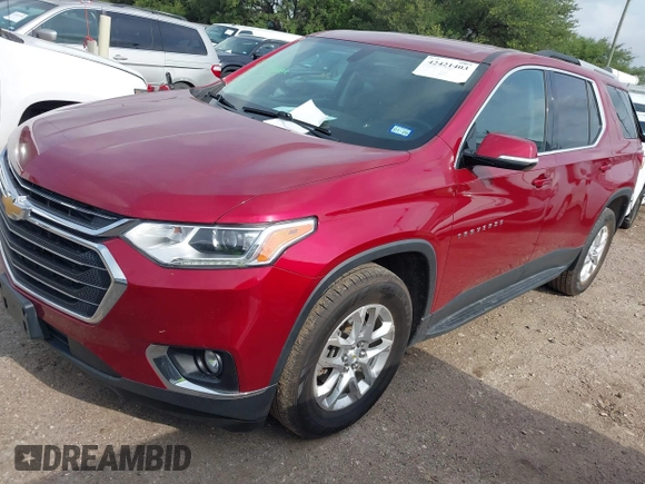2018 Chevrolet Traverse LT Cloth with VIN 1GNERGKW1JJ137568, listed as a IAAI auction lot 42421403 with 110,413 mi miles and . Bid and sale history available at DreamBid. Image 19.
