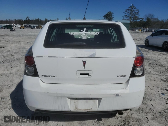 2010 Pontiac Vibe w/1SB with VIN 5Y2SP6E01AZ420203, listed as a Copart auction lot 45582535 with 245,409 mi miles and Salvage Title. Bid and sale history available at carsss.com. Image 6.