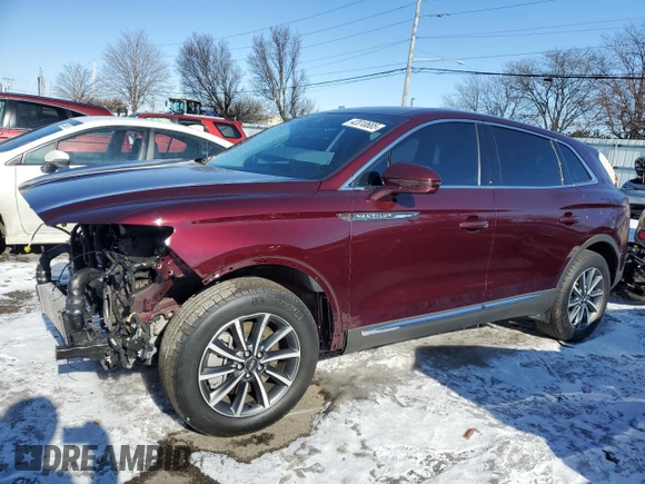 2022 Lincoln Nautilus Standard z VIN 2LMPJ8J9XNBL06541, wystawiony jako Copart lot #42010685 z przebiegiem 26 865 mil mil oraz Szkoda całkowita • Salvage title. Historia ofert i sprzedaży dostępna na DreamBid. Obrazek 1.
