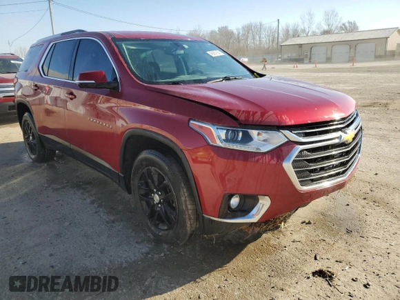 2018 Chevrolet Traverse LT Cloth with VIN 1GNEVGKW1JJ114920, listed as a Copart auction lot 49267935 with 165,640 mi miles and Salvage Title. Bid and sale history available at DreamBid. Image 4.