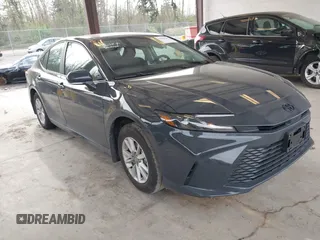 2025 Toyota Camry LE с VIN 4T1DBADK3SU514686, выставлен на аукционе IAAI как лот 42010297 с пробегом 6 232 миль миль и . История ставок и продаж доступна на DreamBid. Изображение 1.