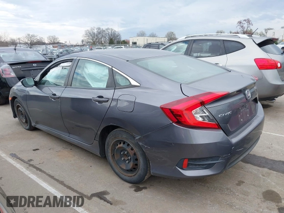 2017 Honda Civic LX with VIN 19XFC2F52HE233607, listed as a IAAI auction lot 41758632 with 159,290 mi miles and . Bid and sale history available at DreamBid. Image 14.
