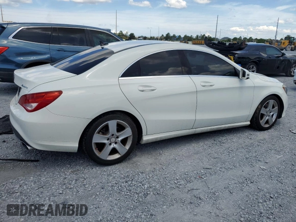 2016 Mercedes-Benz CLA 250 with VIN WDDSJ4GB5GN298195, listed as a Copart auction lot 62691915 with 103,128 mi miles and Clean title. Bid and sale history available at DreamBid. Image 3.