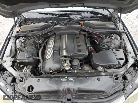 2004 BMW 5 Series 530i with VIN WBANA73514B060427, listed as a Copart auction lot 44209665 with 103,583 mi miles and Salvage Title. Bid and sale history available at DreamBid. Image 13.