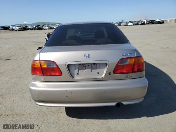 2000 Honda Civic EX with VIN 2HGEJ8644YH574444, listed as a Copart auction lot 52209095 with 113,659 mi miles and Salvage Title. Bid and sale history available at carsss.com. Image 6.