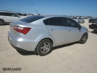 2016 Kia Rio LX with VIN KNADM4A35G6596829, listed as a Copart auction lot 48743225 with 148,286 mi miles and Salvage Title. Bid and sale history available at carsss.com. Image 3.