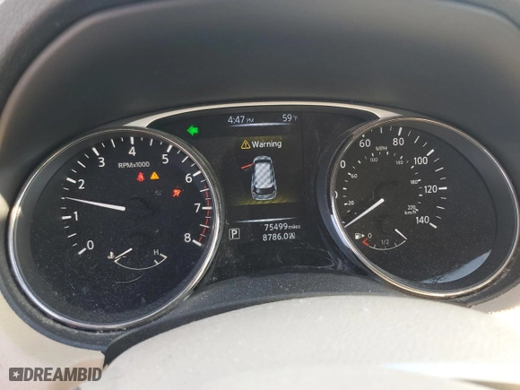 2015 Nissan Rogue S with VIN KNMAT2MT9FP515042, listed as a Copart auction lot 47737685 with 75,499 mi miles and Non Repairable. Bid and sale history available at carsss.com. Image 9.