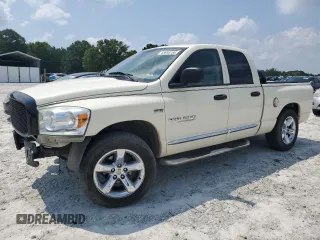 2007 Dodge 1500 SLT with VIN 1D7HA18217J613797, listed as a Copart auction lot 58993785 with 213,868 mi miles and Salvage title. Bid and sale history available at DreamBid. Image 1.