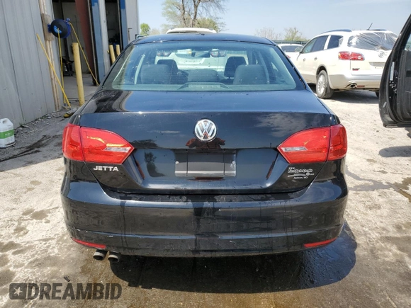 2012 Volkswagen Jetta S with VIN 3VW2K7AJXCM473938, listed as a Copart auction lot 53061685 with 87,881 mi miles and Salvage title. Bid and sale history available at DreamBid. Image 6.