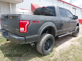2017 Ford F-150 XL with VIN 1FTEW1EF6HKD40423, listed as a IAAI auction lot 42142735 with 155,675 mi miles. Bid and sale history available at carsss.com. Image 4.