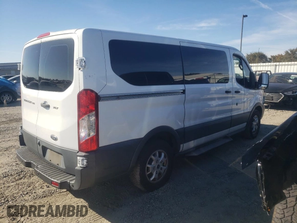 2016 Ford Transit Wagon XL with VIN 1FMZK1YM9GKB28861, listed as a Copart auction lot 77015814 with 111,384 mi miles and Salvage Title. Bid and sale history available at carsss.com. Image 3.