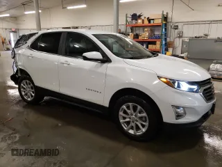 2021 Chevrolet Equinox LT with VIN 3GNAXUEV6MS131290, listed as a Copart auction lot 51341975 with 77,836 mi miles and Salvage Title. Bid and sale history available at DreamBid. Image 4.