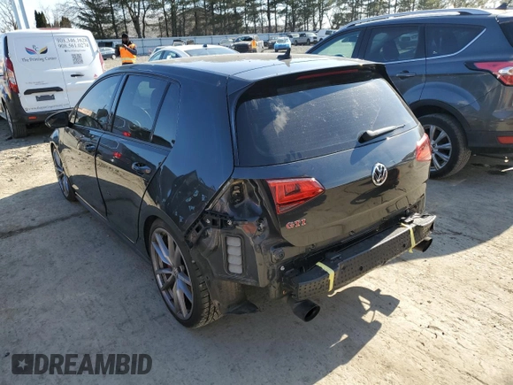 2017 Volkswagen Golf GTI S with VIN 3VW547AU9HM012268, listed as a Copart auction lot 45974655 with 84,470 mi miles and Salvage Title. Bid and sale history available at carsss.com. Image 2.