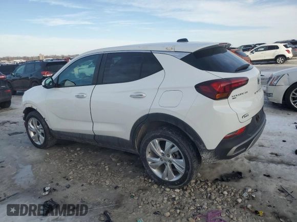 2024 Buick Encore GX Preferred with VIN KL4AMCSLXRB008491, listed as a Copart auction lot 42607855 with 15,524 mi miles and Salvage title. Bid and sale history available at DreamBid. Image 2.