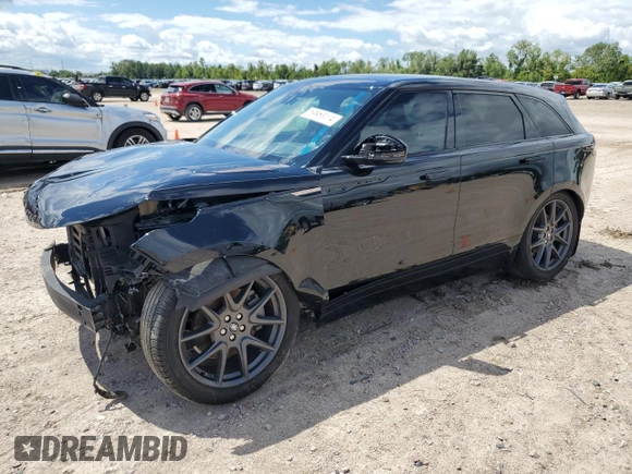 2023 Land Rover Range Rover Velar R-Dynamic S with VIN SALYT2EX6PA357143, listed as a Copart auction lot 69953274 with 0 mi miles and Salvage Title. Bid and sale history available at carsss.com. Image 1.