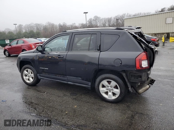 2014 Jeep Compass Sport with VIN 1C4NJCBA0ED552043, listed as a Copart auction lot 51749685 with 0 mi miles and Salvage Title. Bid and sale history available at carsss.com. Image 2.