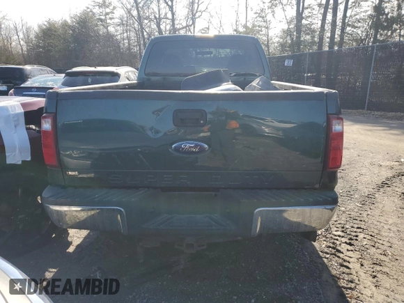 2010 Ford F-250 with VIN 1FTSF2BR3AEA51009, listed as a Copart auction lot 43138825 with 175,085 mi miles and Salvage title. Bid and sale history available at DreamBid. Image 6.