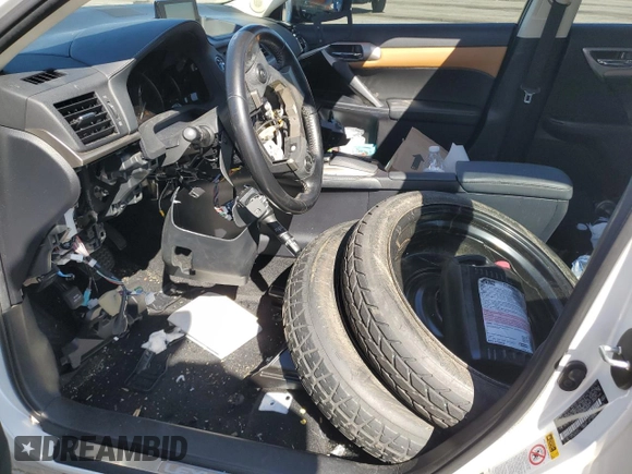 2017 Lexus CT 200h with VIN JTHKD5BH1H2284265, listed as a Copart auction lot 49106175 with Not provided miles and Salvage title. Bid and sale history available at DreamBid. Image 7.
