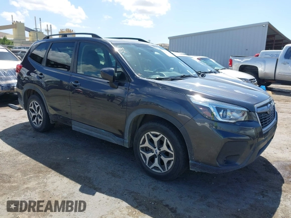 2019 Subaru Forester Premium with VIN JF2SKAGC4KH420956, listed as a IAAI auction lot 42244868 with 88,998 mi miles and . Bid and sale history available at DreamBid. Image 1.